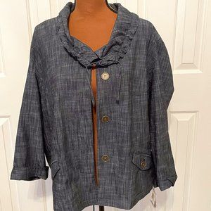 JM Collection 3/4 Sleeve Jacket, SIze 18, NWT